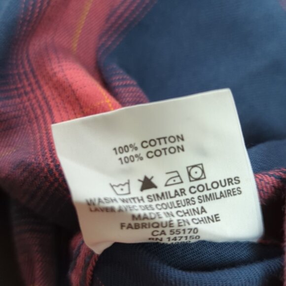 Frank and Oak 100% cotton plaid button down shirt - Picture 5 of 5